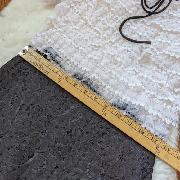 Sandro Helsinki Bow-detailed Organza And Lace dress xs 2 - Picture 12 of 15